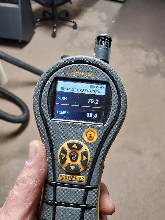 Moisture meter humidity assessment for Fire & Smoke Damage Restoration in Renton
